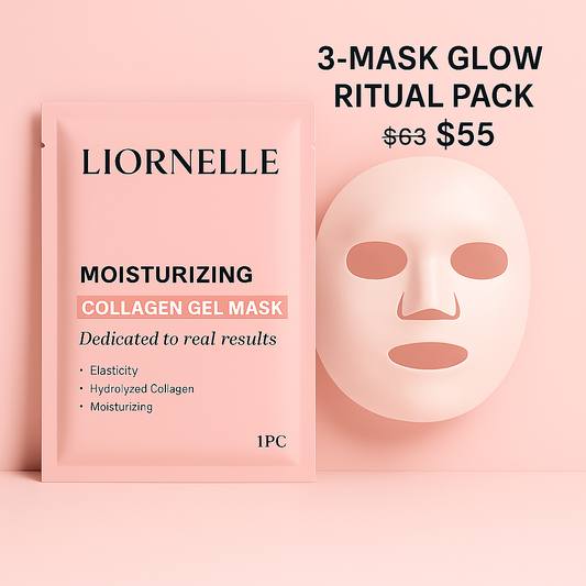 Lionelle™ Triple Collagen Glow Mask Set – 3-Step Facial Ritual
